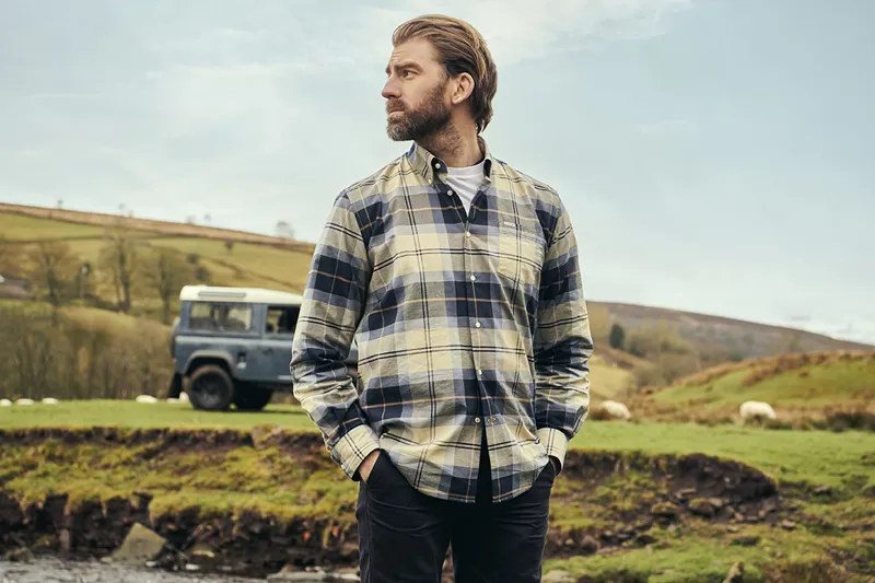 Barbour Eden Regular Shirt River Birch Tartan-1